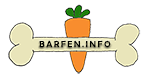 Barfen Info Logo - Gemüse und Knochen